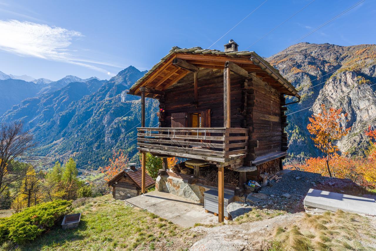 Korn-Stadel Arida Prata "Natur Pur" Grächen Dış mekan fotoğraf